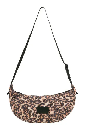 Seidenfelt Evenes Halfmoon Schultertasche 36 cm - Leo Pattern *NEU* - Umhängetasche für Frauen mit modernem Leo-Design, leicht und ideal für den täglichen Gebrauch. Maße: 19 x 36 x 11 cm, Volumen: 8 L.