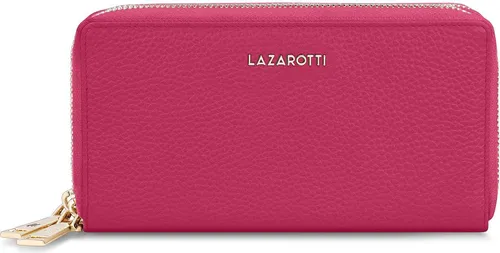 Lazarotti Bologna Leather Geldbörse in pink von Lazarotti