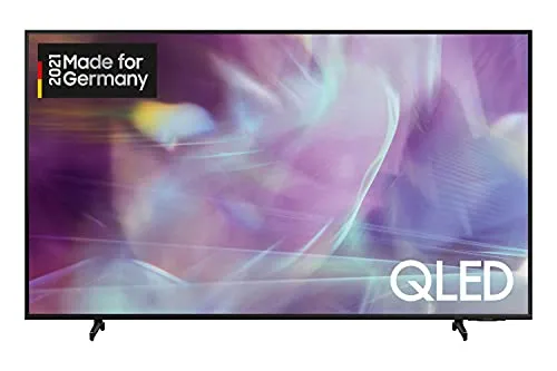 Samsung QLED 4K Q60A TV 50 Zoll - Fernseher mit Quantum HDR für filmreife Bilder und 100% Farbvolumen für lebendige Farben – ideal für Heimkino-Fans!