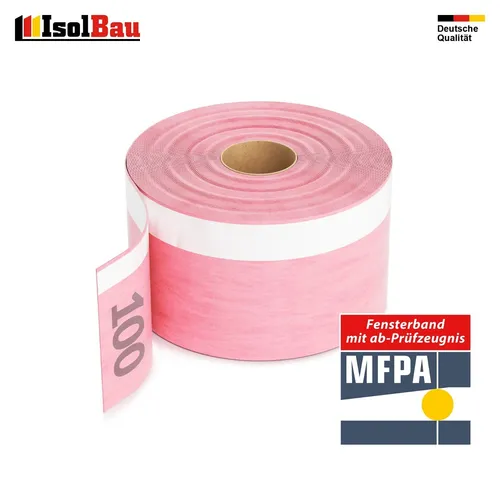Fensteranschlussband Innen Fensterband Dichtband RAL Montage Fenster 100mm x 10m