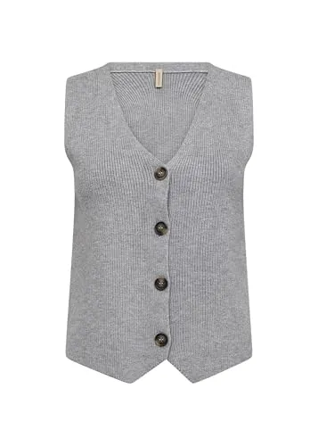soyaconcept Strickweste SC-KANITA 27 grau L (40) von Soyaconcept