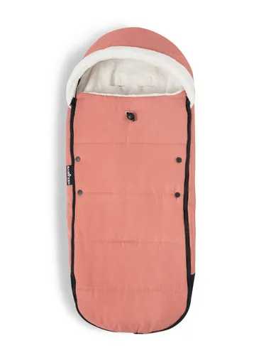 BABYZEN Gefütterter Fußsack für YOYO - Kinderwagen-Bezug mit weißem Sherpa-Futter und doppelter Polsterung für optimalen Komfort, waschbar bei 30°C – ideal für unterwegs!