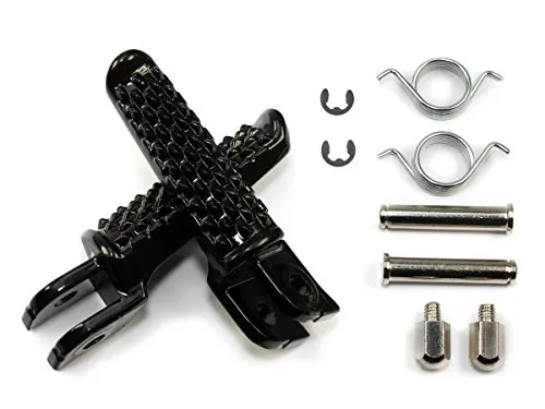 Fußrasten Paar vorne schwarz für Honda