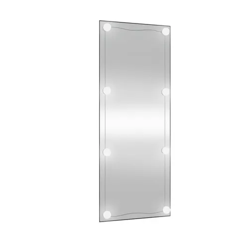 furnicato Wandspiegel mit LED-Leuchten 40x100 cm – Rechteckig und modern - Eleganter Wandspiegel mit vielseitiger LED-Beleuchtung in warmweiß und kaltweiß. Ideal für jeden Raum, sorgt für klare Spiegelbilder und setzt stilvolle Akzente. Praktische Wandmontage mit Clips.