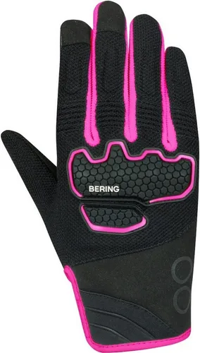 Bering Breeze Mesh Motorradhandschuhe für Damen – Atmungsaktiv und sicher - Die Bering Breeze Mesh Motorradhandschuhe für Damen bieten optimalen Tragekomfort und Belüftung für warme Tage. Mit verstärktem Knöchelschutz und reflektierenden Elementen sind sie ideal für sicheres Fahren.