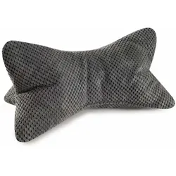 MAGMA Leseknochen COMODO -Mittelgrau-, ergonomische Form für Nacken- oder Lendenstütze, Flexible Stütze für Bücher, E-Books oder Tablets