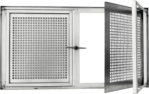 Wolfa Stahlkellerfenster Typ SD2 ESG 800 x 400 mm – 2 Flügelig Links Rechts