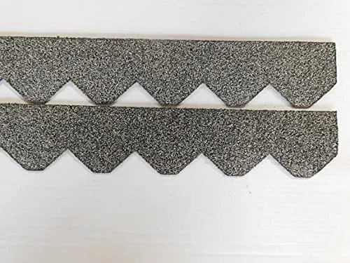 Manufaktur Martinshof 2 Sets Dachschindeln Schiefer (55 mm) grau 1,10 m Minidachschindeln, Schindelstreifen, Dachdeckung hergestellt in der Werkstatt für behinderte Menschen