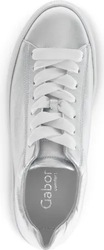 Gabor Damen Low-Top Sneaker - Laufschuhe mit moderater Mehrweite (G), aus hochwertigem Lackmaterial, ideal für Freizeit und Sport, für optimalen Tragekomfort.