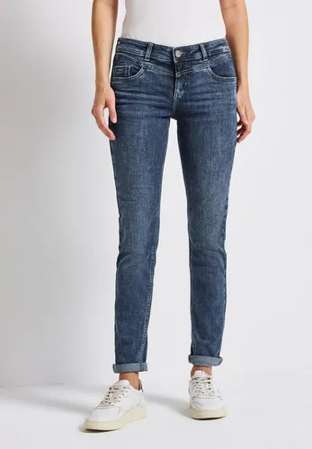 STREET ONE Comfort-fit-Jeans in dunkelblauer Waschung