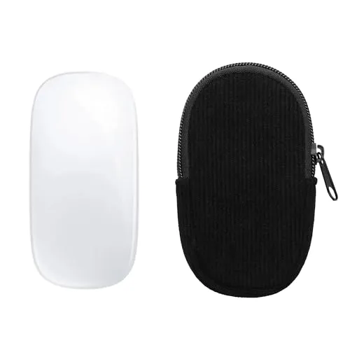 Maus Tasche für Apple Magic Mouse 1 2 Hülle Bluetooth Maus in schwarz von kwmobile