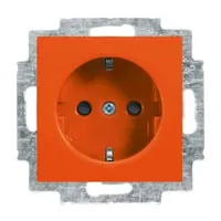 Schutzkontakt-Steckdosen-Einsatz orange, Retail in orange von Busch-Jaeger