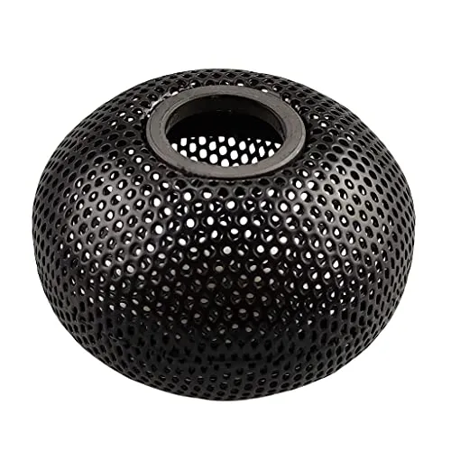 Netuno Klammerspender aus Drahtmetall 7,5x5,4cm Büroklammerspender paper clip holder rund schwarz für Schreibtisch Aufbewahrung