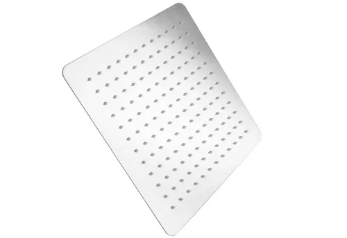 PaulGurkes Regenduschkopf PGHPSSSHE30 - Regendusche aus hochglanzpoliertem Edelstahl, 30 x 30 cm, extra dünn mit 144 Antikalkdüsen. Ideal für ein luxuriöses Duscherlebnis und effizient mit ECO-Durchflussbegrenzer.