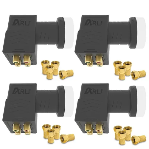 4x QUAD LNB 4K DIGITAL Quattro Switch