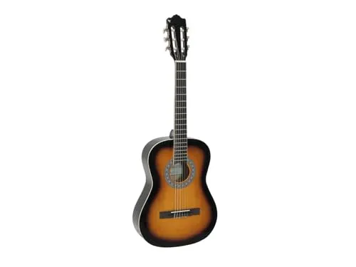 DIMAVERY AC-303 Klassikgitarre 3/4 sunburst | Klassische Gitarre 3/4
