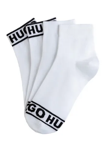 HUGO Freizeitsocken 2P SH LOGO CC W (Set, 2-Paar, 2er) mit Logobund