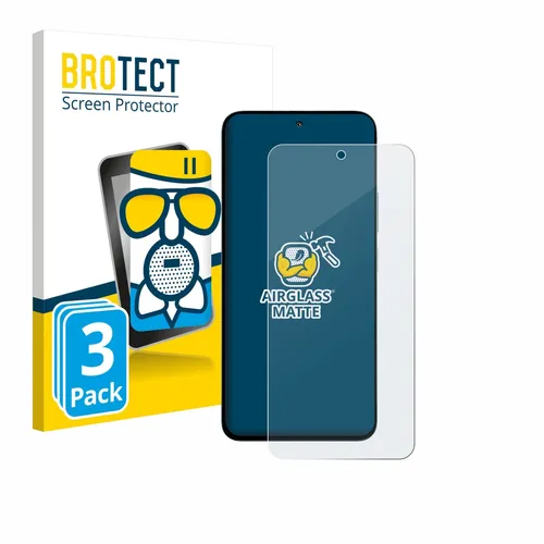 3x Panzerfolie Schutzglas matt für Xiaomi Poco M7 Plus Displayschutz