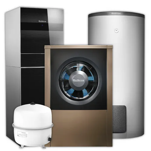 Produktbild BUDERUS Wärmepumpen-Set Logaplus WLW196 iAR-13 8 kW