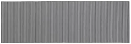 WENKO Weichschaummatte Grau, rutschfeste Bodenmatte, vielseitig nutzbar als pflegeleichter Duschvorleger & schmutzabweisender Küchenläufer, hygienisch, atmungsaktiv, zuschneidbar, 65 x 200 cm