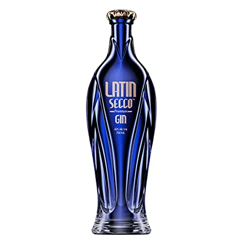 Latin Secco Gin 700ml – Klassischer Dry Gin mit Wacholder & Zitrus- und Orangennoten | hergestellt in Italien mit lateinamerikanischem Flair | 1x 700ml | 42% Vol.