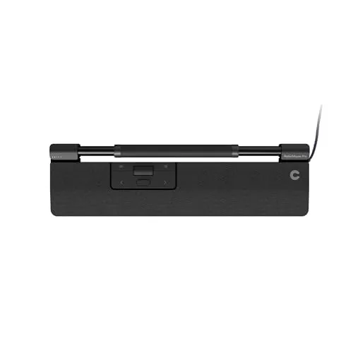 Contour RollerMouse Pro - Ergonomische Zentrale Maus - Schwarz - Mäuse mit innovativem Design für ergonomische Arbeit. Die RollerMouse Pro ermöglicht bequeme Cursornavigation und Anpassung an persönliche Vorlieben mit magnetischen Handballenauflagen.