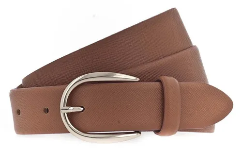 Vanzetti Ledergürtel braun W80 - Eleganter Ledergürtel in Cognac für einen stilvollen Look. Robustes Material und zeitloses Design machen ihn zum idealen Accessoire für jeden Anlass.