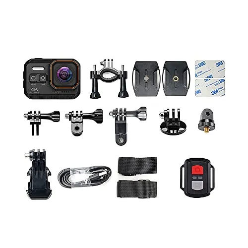 Tourtecs Motorrad Action Kamera 4K DPLB - Actionkamera für Motorradfahrer mit 4K Auflösung, stoßfestem Gehäuse und bis zu 10m wasserdicht. Ideal für aufregende Abenteuer und unvergessliche Erinnerungen.