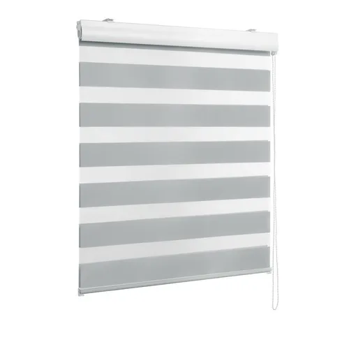 ventanara Doppelrollo mit Kassette in grau von Ventanara