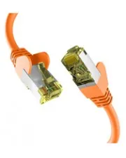 EFB EC020200115 - Cat.6a Patchkabel, 30 m, orange - Patchkabel Cat.6a S/FTP, ideal für schnelle Netzwerke mit bis zu 10 Gbit/s. Halogenfrei und geschirmt für störungsfreie Datenübertragung. Perfekt für Router, Switches und mehr.