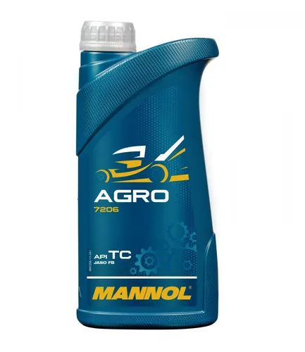 MANNOL 7206 AGRO 1 Liter API TC, JASO FB in grün von MANNOL