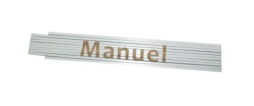 Zollstock Manuel 2 m weiß Zollstock