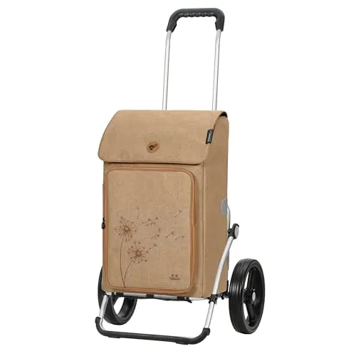Andersen Royal Shopper mit Tasche Erbo – Beige oder Schwarz - Einkaufsshopper mit 50 kg Tragkraft, leichtes Aluminiumgestell, faltbar und als Fahrradanhänger nutzbar. Thermofach hält Einkäufe frisch, ideal für den täglichen Gebrauch!