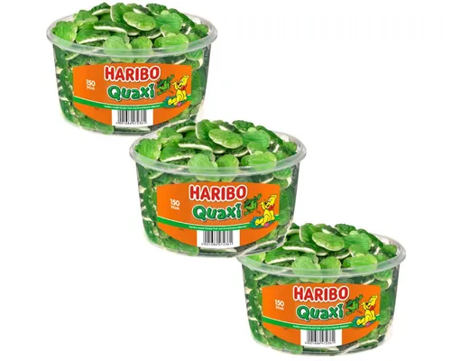 HARIBO Frösche Fruchtgummi mit Schaumzucker 3er Pack - 1050g - Leckere Fruchtgummi-Frösche mit Schaumzucker, ideal für Süßigkeitenliebhaber. Perfekt für Feiern oder als Snack für zwischendurch. Genießen Sie den fruchtigen Geschmack!