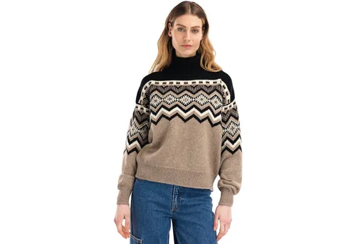 Dale of Norway Longsleeve Pullover W RANDABERG SWEATER - Der Randaberg Sweater von DALE OF NORWAY für Damen ist ein modischer Merinopullover mit einzigartigem Design, ideal für Freizeit und Sport. Der hohe Halsausschnitt und die weichen Materialien sorgen für besten Tragekomfort.