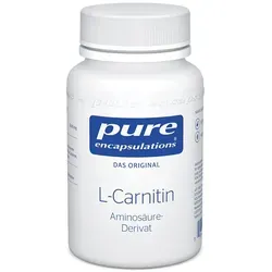 Pure Encapsulations L-Carnitin Kapseln 43 g - L-Carnitin Kapseln für optimale Bioverfügbarkeit, laktose-, fruktose- und glutenfrei. Ideal zur Unterstützung einer vegetarischen Ernährung und für mehr Energie im Alltag.