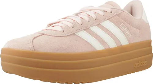 Adidas VL COURT BOLD Damen - Pink - Niedrig geschnittener Sneaker mit hoher Plateausohle für einen modernen Look. Das Obermaterial aus Leder und die Gummiaußensohle bieten besten Komfort und Langlebigkeit.
