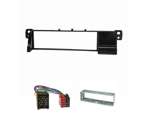 tomzz Audio Radioblende Set passt für BMW 3er E46 mit Radioadapter ISO (alter Ansc Autoradio