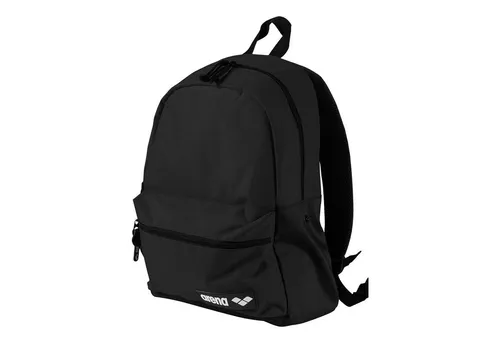 ARENA Erwachsene Rucksack Sport Schule 30L Team - Team Black Melange - Klassische Sporttaschen mit stylischem Design, Laptopfach und separater Tasche für nasse Kleidung. Ideal für Sport, Schule und Freizeit.