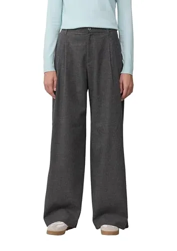 s.Oliver Flanell Hose mit Wide Leg