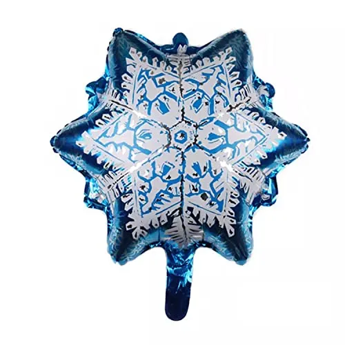 Folienballon Weihnachten -Schneeflocke Eisstern, ca. 58 x 50 cm