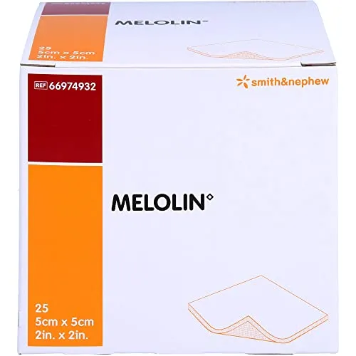 MELOLIN Wundauflagen 5x5 cm von Smith+Nephew