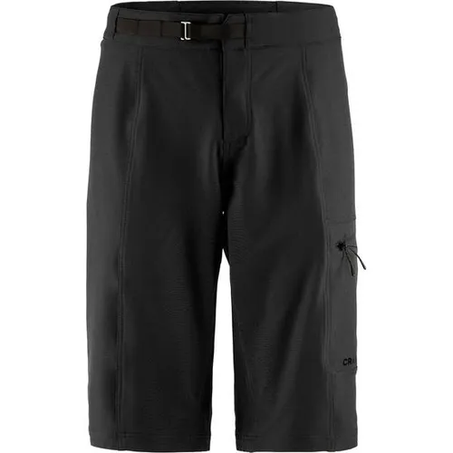 Craft Core Offroad XT Shorts Women PAD Men black (999000) L - Casual Bike Wear für Herren, strapazierfähige Shorts mit integriertem C4 Pad für maximalen Sitzkomfort auf langen Touren.