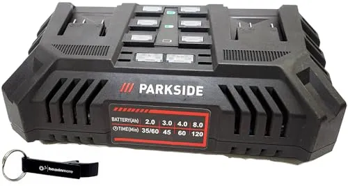 Produktbild Parkside 20V Akku Doppelladegerät