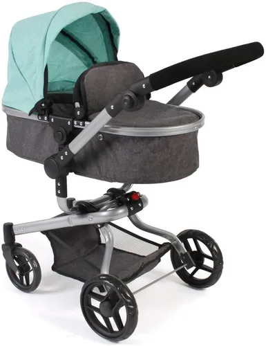 ABC Design Migno Puppenwagen - Stylischer Puppenwagen in Berry, ideal fr  Kinder ab 3 Jahren mit 2-in-1 Babywanne und Sportsitz sowie schwenkbaren  Vorderrdern fr einfaches Lenkvergngen | Testberichte.de
