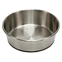 KERBL Rutschfester Edelstahlnapf für Hund oder Katze 425 ml
