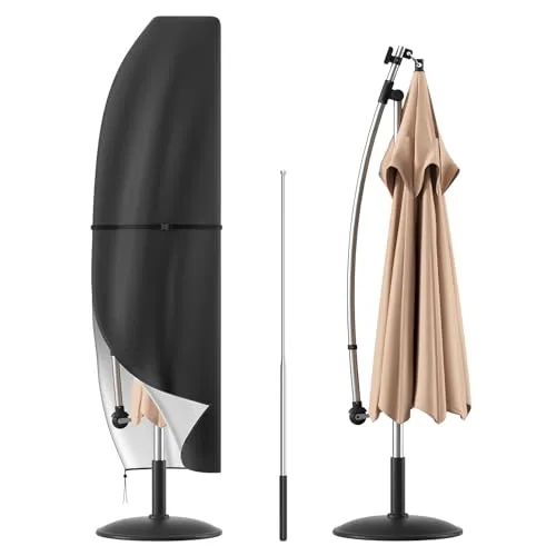Lavlola Sonnenschirm Schutzhülle mit Stab für Ampelschirme
