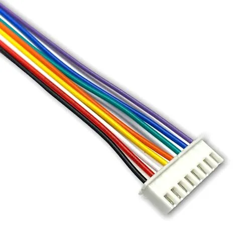 5x Premium 8Pin 7s XH 2.54mm 2.54 Stecker inkl. 30cm 26AWG Elektronik Kabel Farbig + Buchse Lose für Lipo Akku Balancerkabel Pitch RC JST-XH (8Pin)