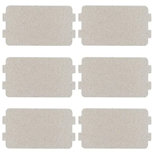 BOJACK Universal Glimmerblatt Glimmerscheibe Mikrowellenzubehör Waveguide Cover 117×64mm Glimmerplatte Mikrowelle (Packung mit 6 Stück)