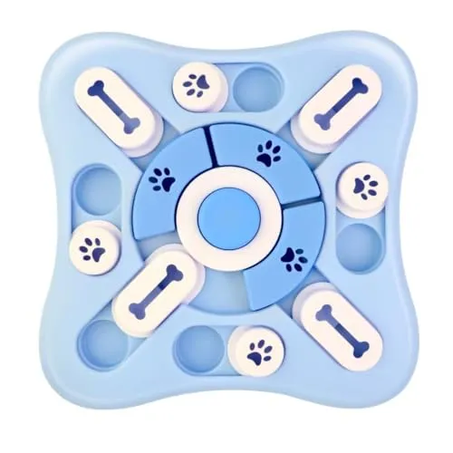 JOPHEK Intelligenzspielzeug für Hunde, Beschäftigung Feeder Dispenser, Interaktives Welpenspielzeug Mit Quietschen für Kleine, Mittlere, Große Hunde und Katzen